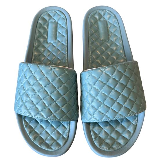 APL Lusso Slide Sandals Men’s 11 | Sea Green Teal | NIB | $195 Retail - Picture 1 of 6